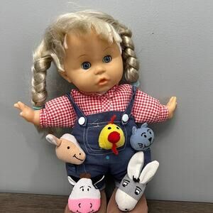 Lovee Farmer Patti & Her Talking‎ Farm Animal Pals Doll Vintage